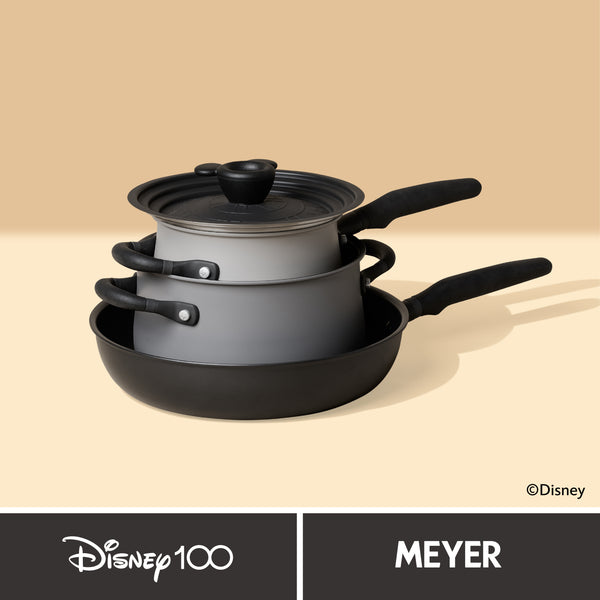 prestige Disney 100 Anniversary Steamboat Willie Stackable Non-Stick Pan Set - 4 Pieces
