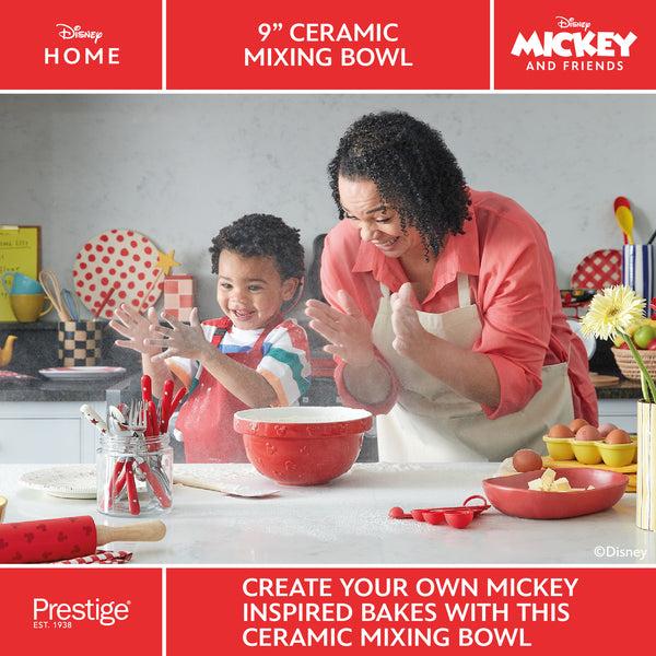 Prestige Disney Bake With Mickey: Ceramic Baking Mixing Bowl - 23cm X 12cm
