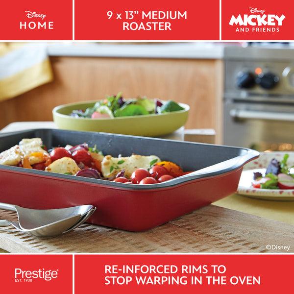 Prestige Disney Bake With Mickey: Large Non-Stick Roaster - 33cm X 23cm