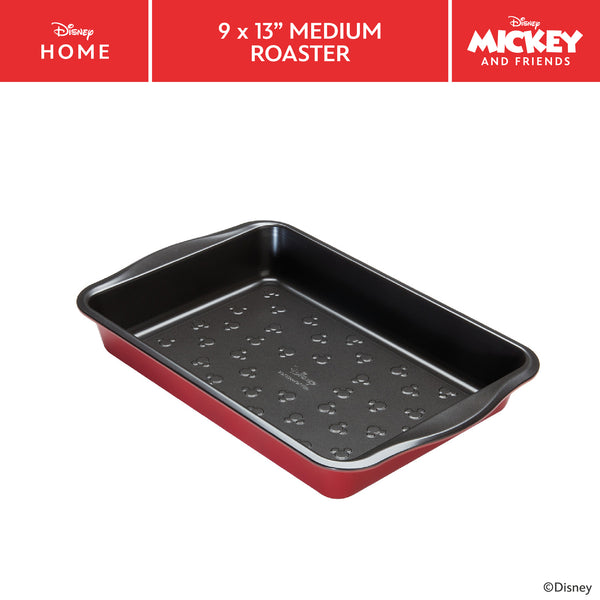 prestige Disney Bake with Mickey: Large Non-Stick Roaster - 33cm x 23cm