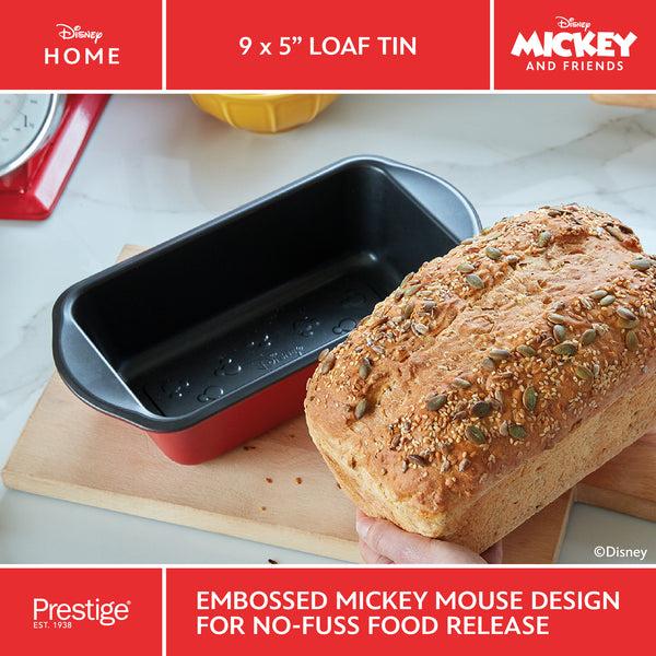 Prestige Disney Bake With Mickey: Non-Stick Loaf Tin - 23cm X 13cm