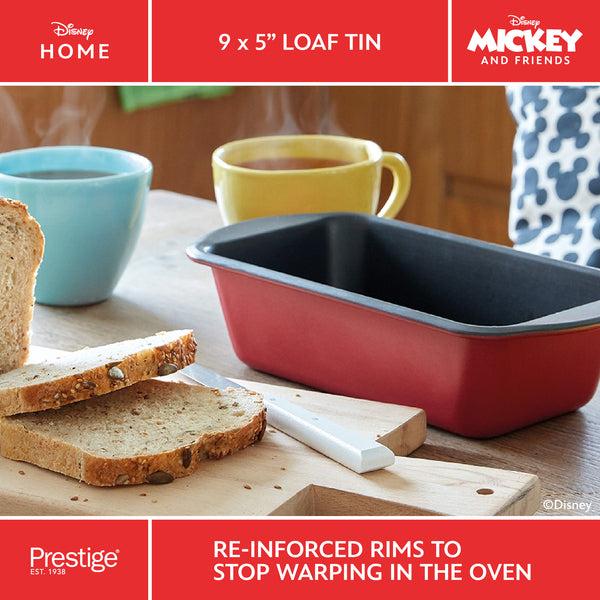 Prestige Disney Bake With Mickey: Non-Stick Loaf Tin - 23cm X 13cm
