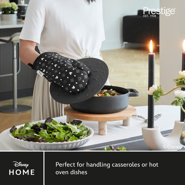 Prestige Disney Monochrome Mickey Mouse: Single Oven Glove