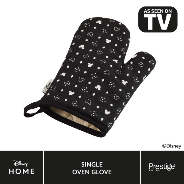 prestige Disney Monochrome Mickey Mouse: Single Oven Glove
