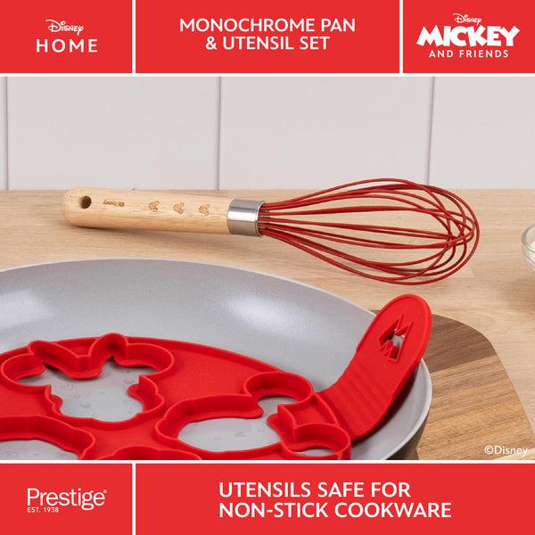 Prestige Disney Non-Stick Large Pancake Pan Whisk Mould & Spatula Set