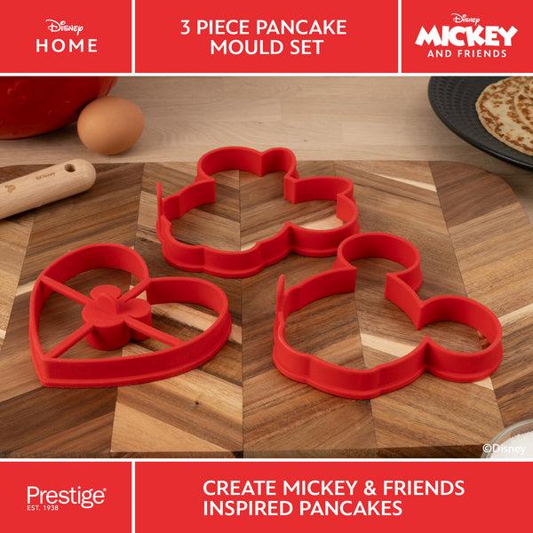 Prestige Disney Non-Stick Medium Pancake Pan Moulds & Spatula Set
