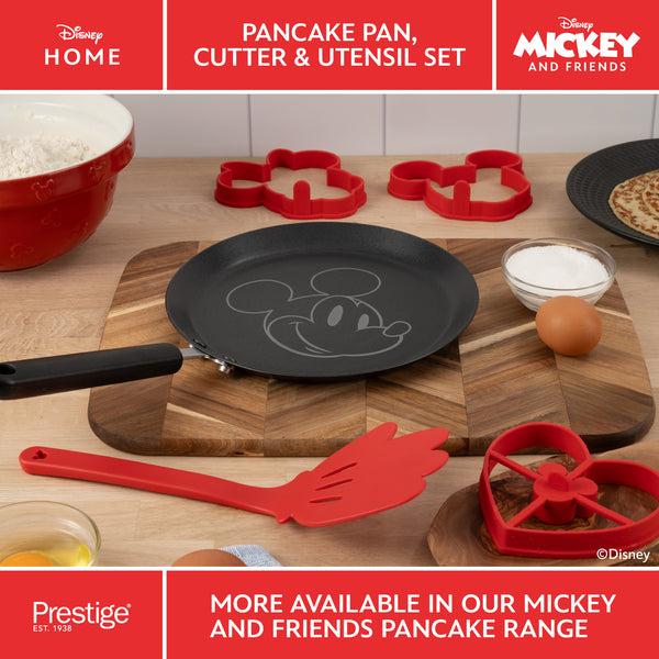 Prestige Disney Non-Stick Pancake Pan Cutter & Utensil Set