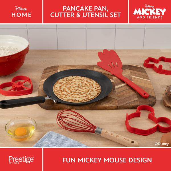 Prestige Disney Non-Stick Pancake Pan Cutter & Utensil Set