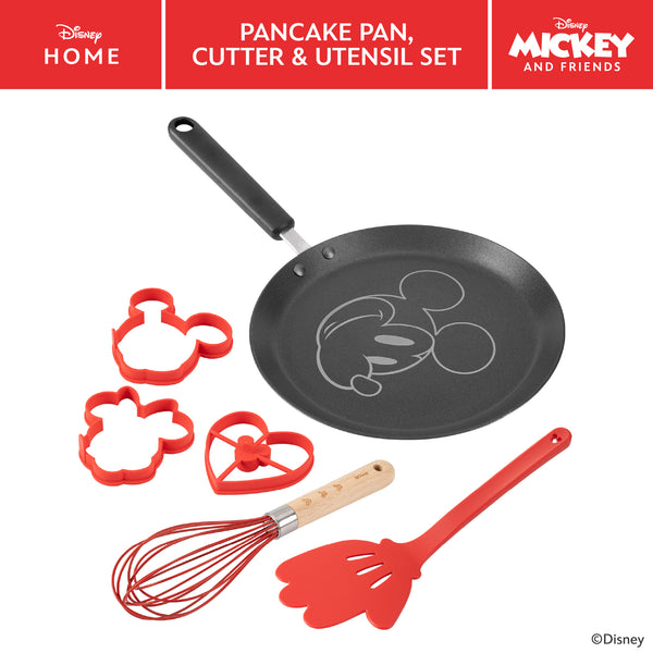 prestige Disney Non-Stick Pancake Pan Cutter & Utensil Set