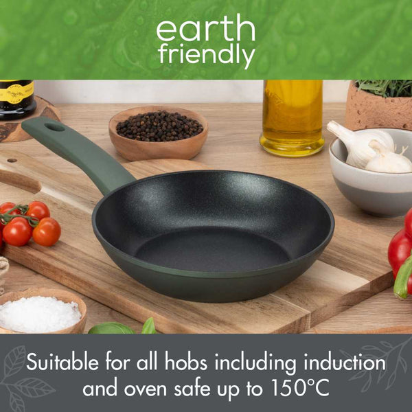 Prestige Earth Friendly: Non-Stick Induction Frying Pan - 3 Sizes