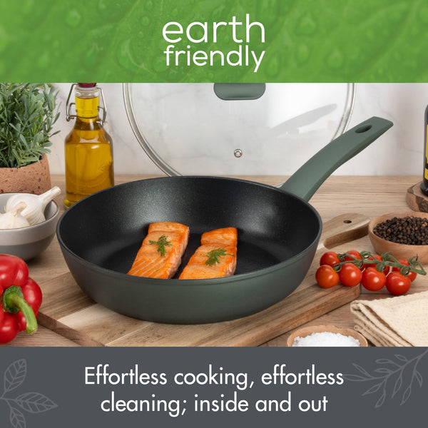 Prestige Earth Friendly: Non-Stick Induction Frying Pan Saucepan & Stockpot Set - 5 Pieces