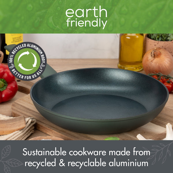 Prestige Earth Friendly: Non-Stick Induction Saucepan & Frying Pan Set - 5 Pieces