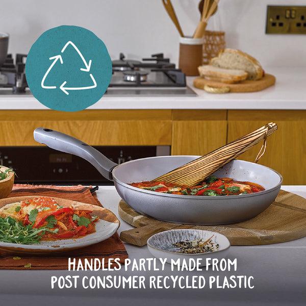 Prestige Earth Pan: Ceramic Non-Stick Saucepan & Frying Pan Set - 5 Piece