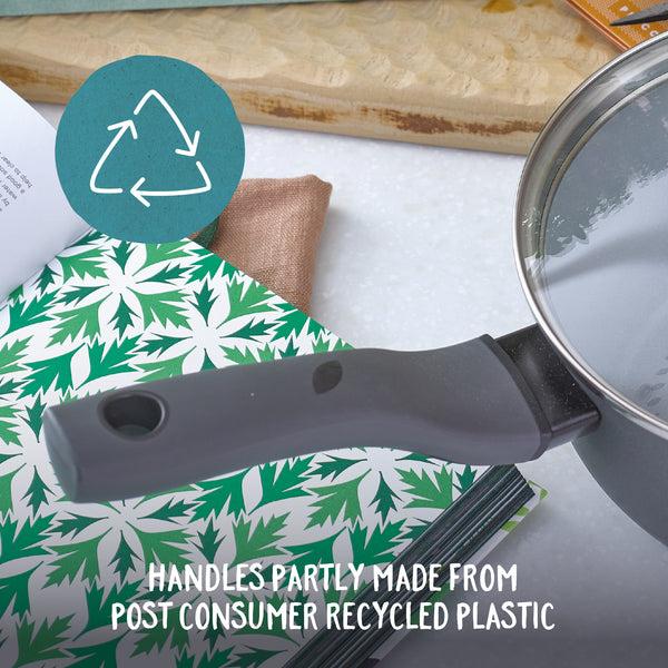 Prestige Earth Pan: Ceramic Non-Stick Saucepan Set - 3 Piece