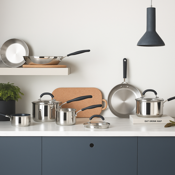 Prestige Made To Last: Stainless Steel Frying Pan Complete Set - 21/25/29cm