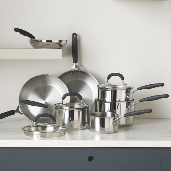 Prestige Made To Last: Stainless Steel Frying Pan Set - 21/29cm