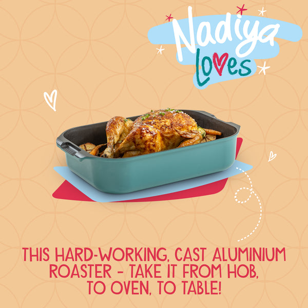 Prestige Nadiya Hussain: Non-Stick Cast Aluminium Roaster