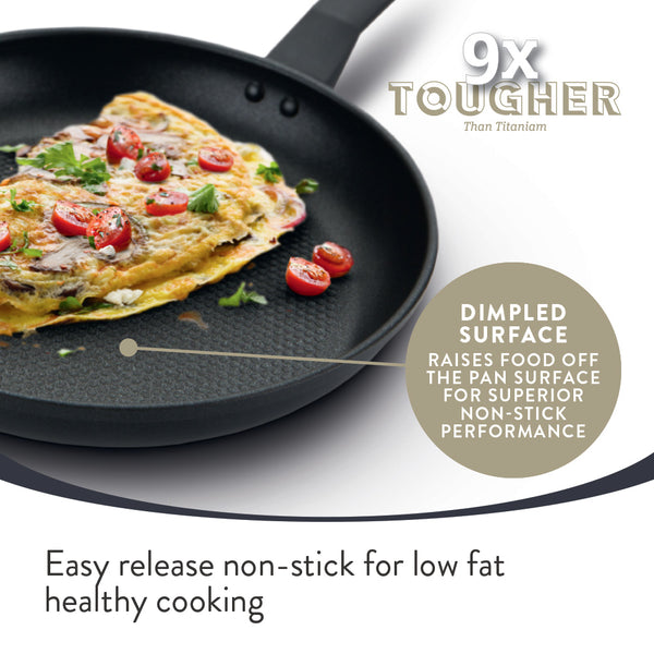 Prestige 9 X Tougher: Non-Stick Stir Fry Wok - 29cm