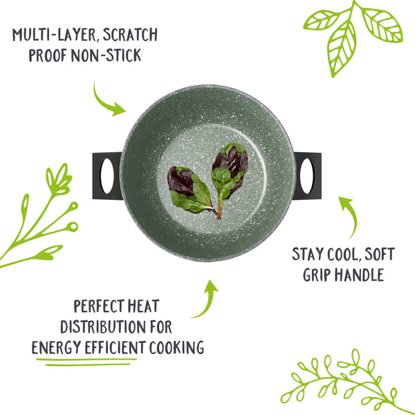 Prestige Eco Non-Stick Stockpot & Lid - 4.5L/24cm