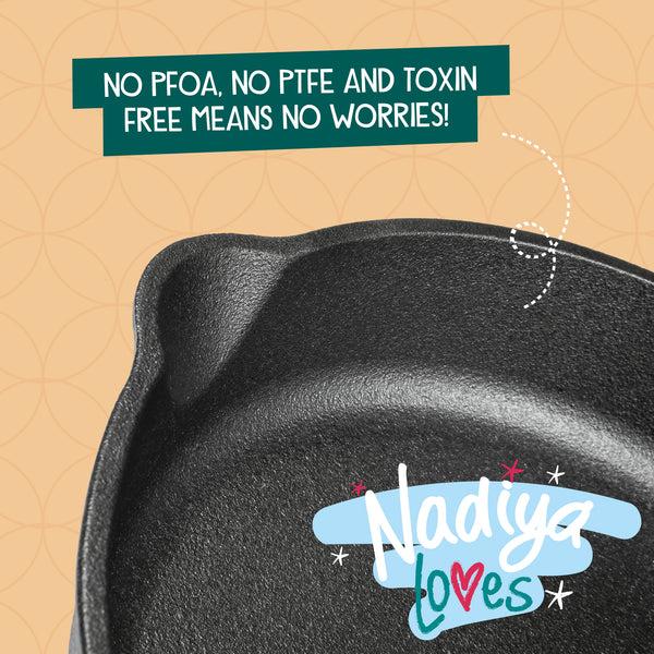Prestige Nadiya Hussain: Cast Iron Skillet - 25cm