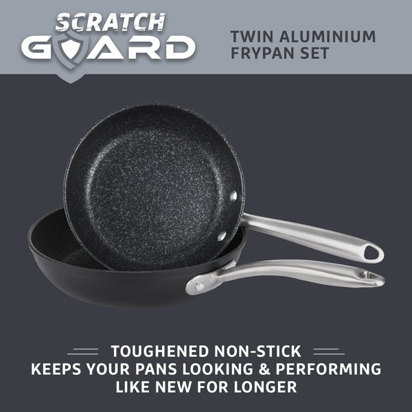 Prestige Scratch Guard: Non Stick Frying Pan Set - Twin Pack