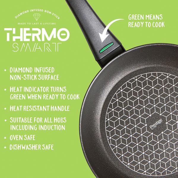 Prestige Thermo Smart Heat Indicator Non-Stick Grill Pan