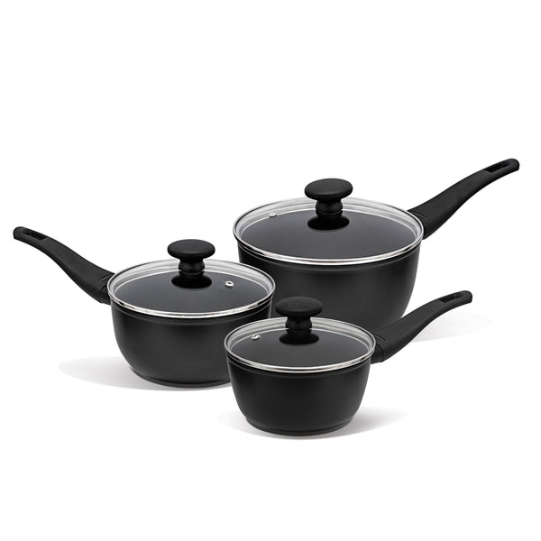 prestige Thermo Smart Heat Indicator: Non-Stick Saucepan & Lid Set - 3 Piece