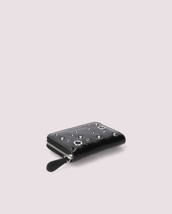 Pretty Ballerinas Black Patent Leather Bags Wallets