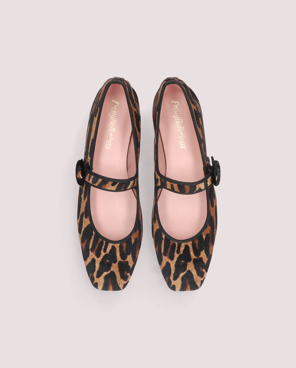 Pretty Ballerinas Camille Animal Print Ballerinas Fabrics