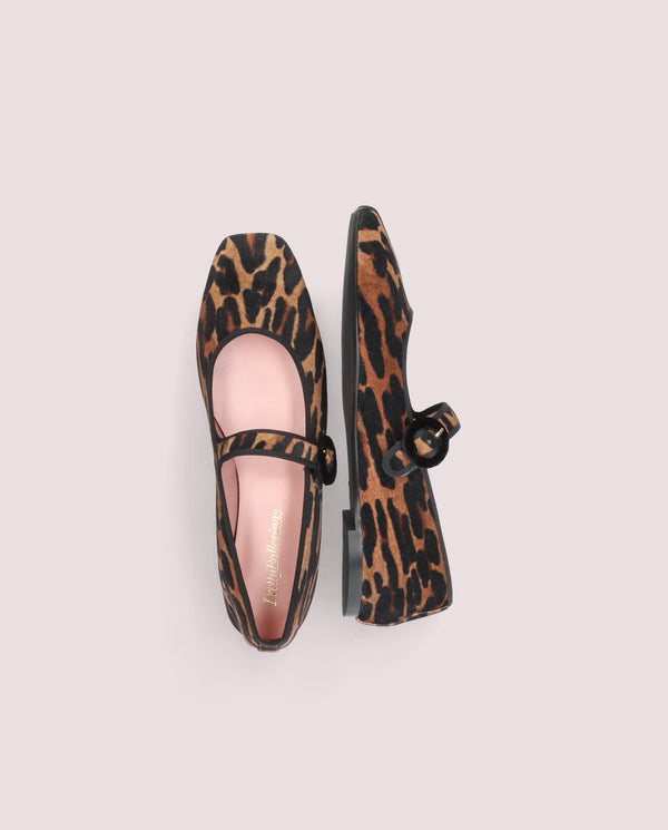 Pretty Ballerinas Camille Animal Print Ballerinas Fabrics