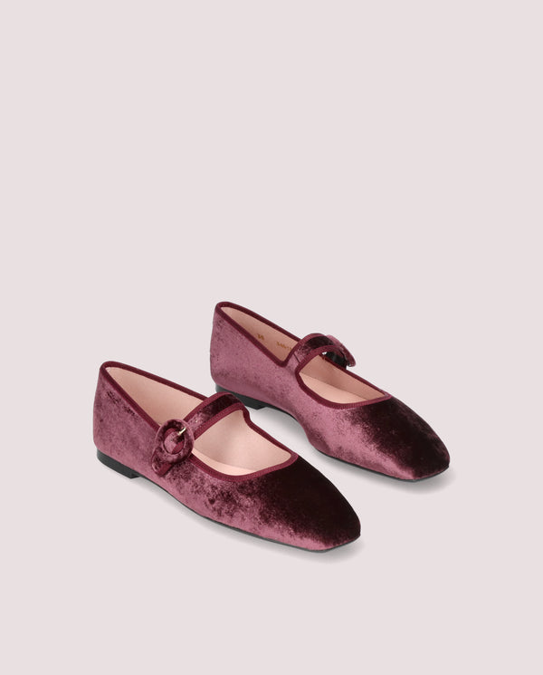 pretty ballerinas Camille Black Knitted Ballet Flats