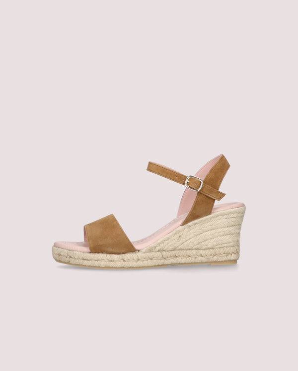 Pretty Ballerinas Deborah Brown Suede Esparto Espadrilles