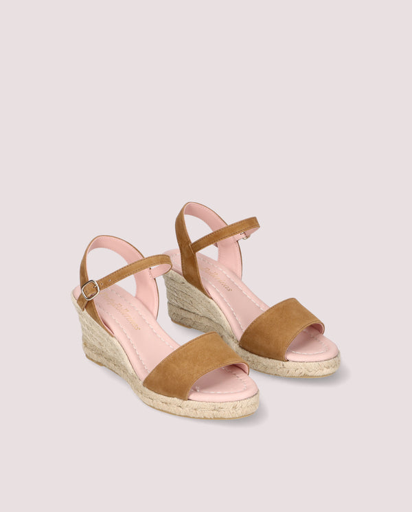 pretty ballerinas Deborah Brown Suede Esparto Espadrilles