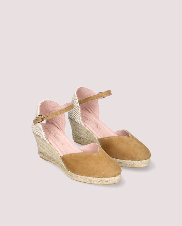 pretty ballerinas Deborah Brown Suede Esparto Espadrilles