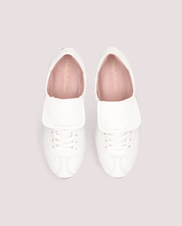 Pretty Ballerinas Eliana White Leather Sports Shoes