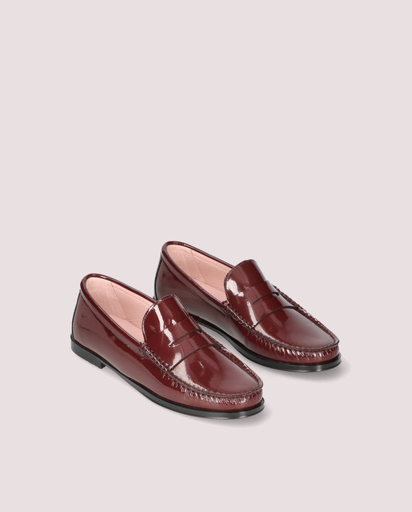 pretty ballerinas Josephine Red Patent Leather Loafers