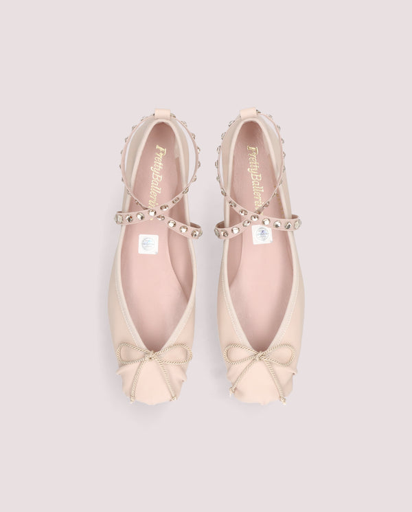 Pretty Ballerinas Kristen Rosas Leather Ballet Flats