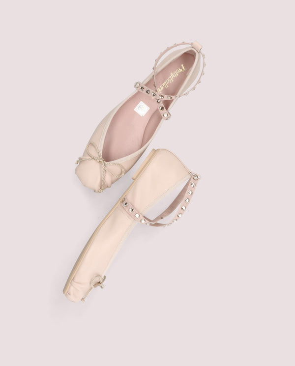 Pretty Ballerinas Kristen Rosas Leather Ballet Flats