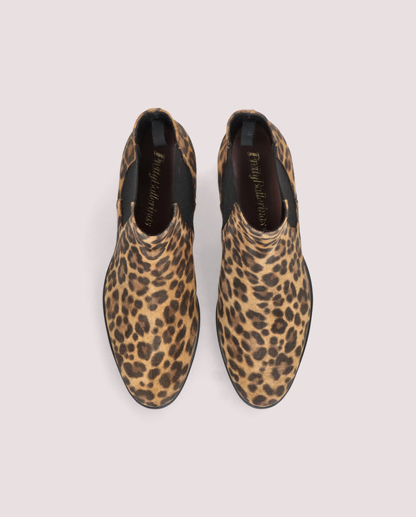 Pretty Ballerinas Pat Animal Print Suede Ankle Boots