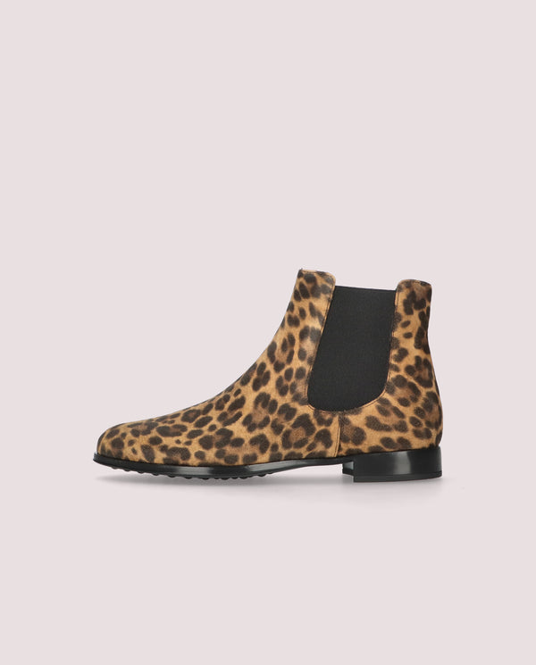 Pretty Ballerinas Pat Animal Print Suede Ankle Boots