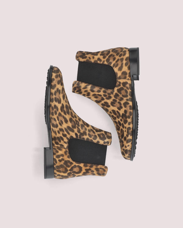 Pretty Ballerinas Pat Animal Print Suede Ankle Boots
