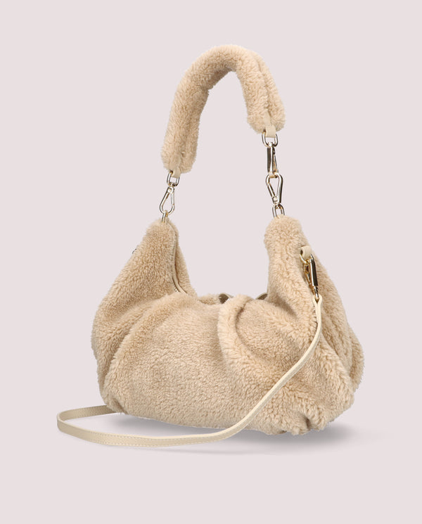 Pretty Ballerinas Beige Woven Bags