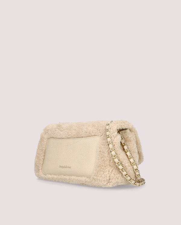 Pretty Ballerinas Beige Woven Bags