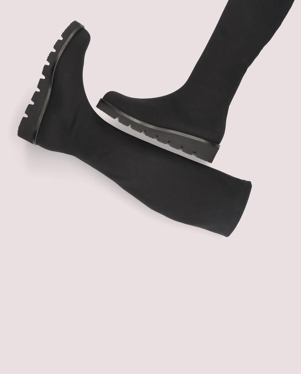 Pretty Ballerinas Bette Black Woven Boots