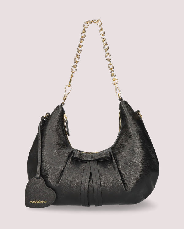 Pretty Ballerinas Black Leather Bags