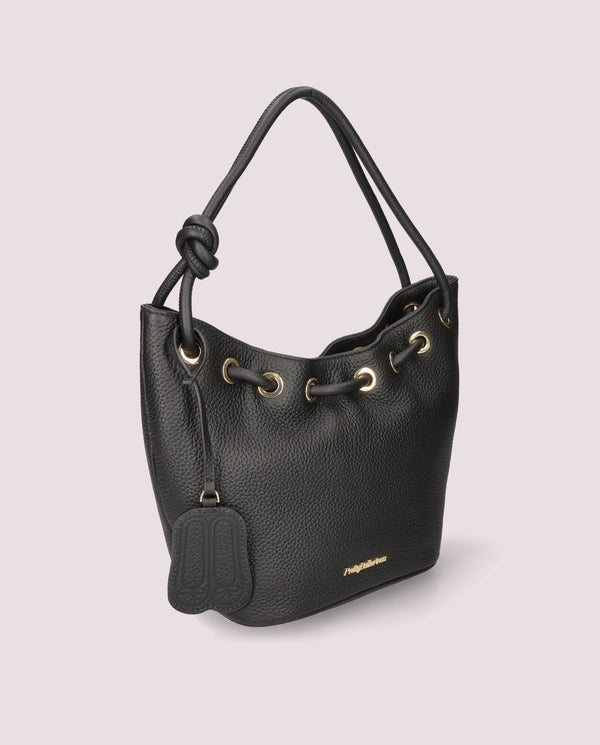 Pretty Ballerinas Black Leather Bags