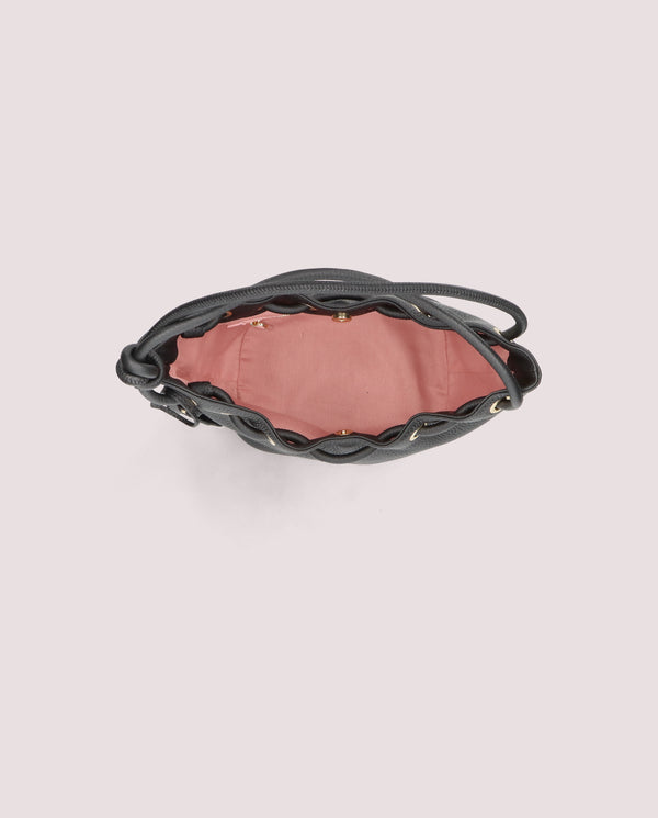 Pretty Ballerinas Black Leather Bags