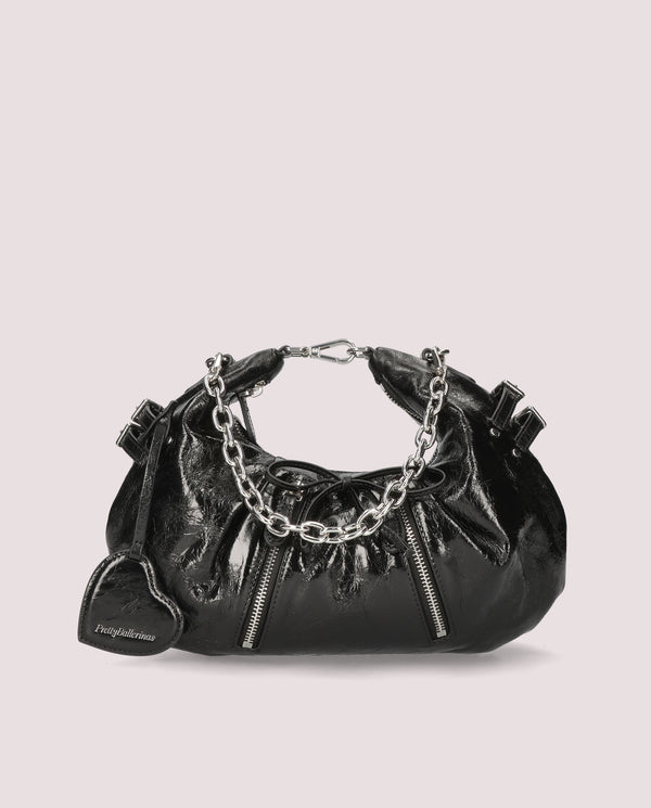pretty ballerinas Black Patent Leather Bags