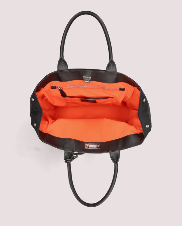 Pretty Ballerinas Black Woven Bags