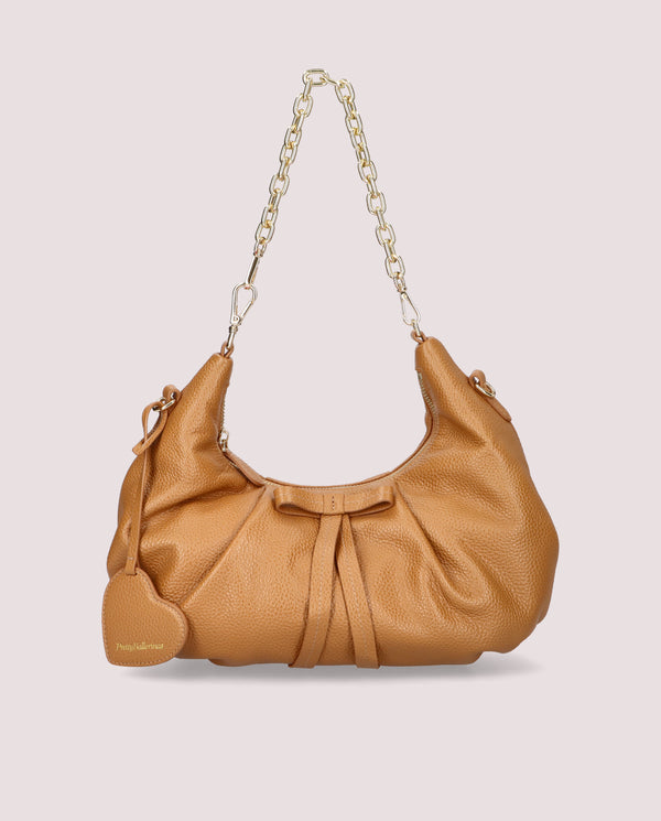Pretty Ballerinas Brown Leather Bags